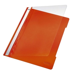 Leitz 4191 Schnellhefter - A4, langes Beschriftungsfeld, PVC, orange