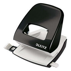 Leitz 5008 Bürolocher NeXXt - 30 Blatt, schwarz metallic