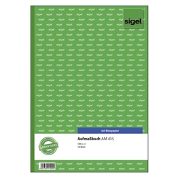 SIGEL Aufmaßbuch - A4, BL, 50 Blatt