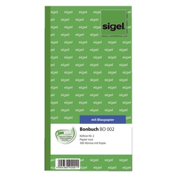 SIGEL Bonbuch - Kellner-Nr. 2, 360 Abrisse,  BL, rosa, 105x200 mm, 2 x 60 Blatt