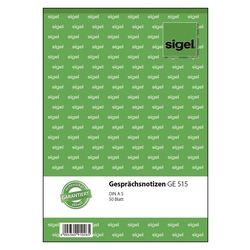 SIGEL Gesprächsnotizen - A5, 50 Blatt