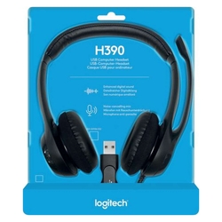 LOGITECH Headset H390 schwarz