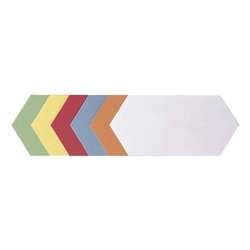 Franken Moderationskarte - Rhombus, 205 x 95 mm, sortiert, 500 Stück