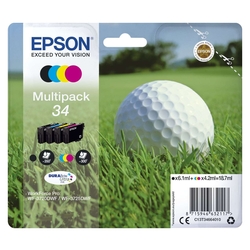 EPSON® Original Epson Tintenpatrone MultiPack Bk,C,M,Y (C13T34664010,T346640,34,T3466,T34664010)