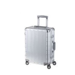 Alumaxx® Reisetrolley Orbit - 40 x 55 x 20 cm, Aluminium, silber matt