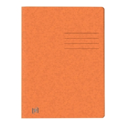 OXFORD Schnellhefter TOP FILE+ - A4, Karton 390g/qm, kfm. und Amtsheftung, orange