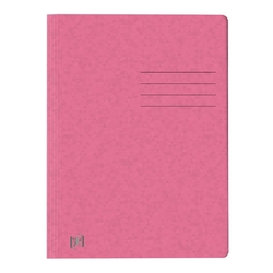 OXFORD Schnellhefter TOP FILE+ - A4, Karton 390g/qm, kfm. und Amtsheftung, rosa