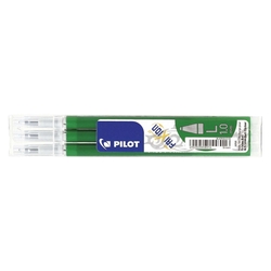 Pilot Tintenrollermine FriXion BLS-FR10 - 0,5 mm, grün, 3er Pack