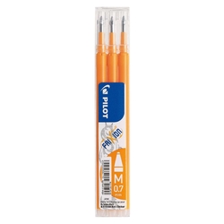 PILOT Tintenrollermine FriXion BLS-FR7 - 0,7 mm, apricot, 3er Pack