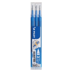 PILOT Tintenrollermine FriXion BLS-FR7 - 0,7 mm, himmelblau, 3er Pack