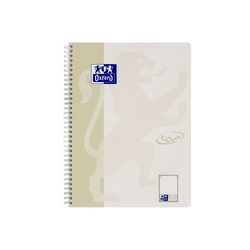 Oxford 400132395 Collegeblock Touch - A4+, punktkariert, 80 Blatt, 90 g/qm, beige