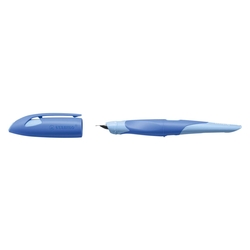 STABILO® 5014/6-41 Ergonomischer Schulfüller EASYbirdy® Pastel Edition - A, blau/hellblau, Rechtshänder