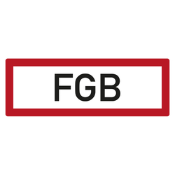 Feuerwehrzeichen FGB DIN 4066