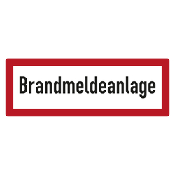 Feuerwehrzeichen Brandmeldeanlage DIN 4066