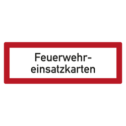 Feuerwehrzeichen Feuerwehreinsatzkarten DIN 4066