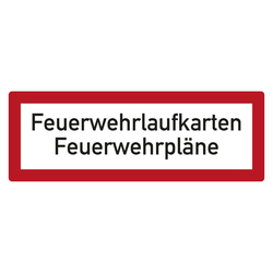 Feuerwehrzeichen Feuerwehrlaufkarten Feuerwehrpläne DIN 4066