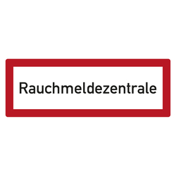 Feuerwehrzeichen Rauchmeldezentrale DIN 4066