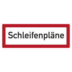 Feuerwehrzeichen Schleifenpläne DIN 4066