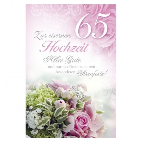 Eiserne Hochzeit Karte Inkl Umschlag 93 1017 1 27