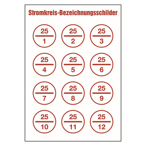 Stromkreisbezeichnung