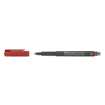 Faber-Castell CD-Marker MULTIMARK, wasserfest, Strichstärke: ca. 1 mm, rot