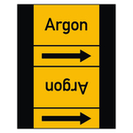 Rohrleitungskennzeichen Argon für Rohrleitungen ab Ø 50 mm (2 Zoll), Folie selbstklebend 105 mm x 33 m auf Rolle