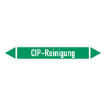 Rohrleitungskennzeichen CIP-Reinigung