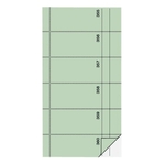 SIGEL Bonbuch - o. Kellner-Nr., 360 Abrisse, SD, hellgrün, 105x200 mm, 2 x 60 Blatt