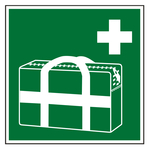 Rettungszeichen Medizinischer Notfallkoffer DIN EN ISO 7010 E027