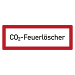 Feuerwehrzeichen CO2-Feuerlöscher DIN 4066