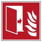 Bodenmarkierung Brandschutzzeichen Brandschutztür
