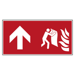 Bodenmarkierung Brandschutzzeichen Feuerlöschdecke oben
