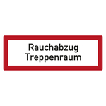 Feuerwehrzeichen Rauchabzug Treppenraum DIN 4066