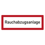 Feuerwehrzeichen Rauchabzugsanlage DIN 4066