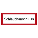 Feuerwehrzeichen Schlauchanschluss DIN 4066